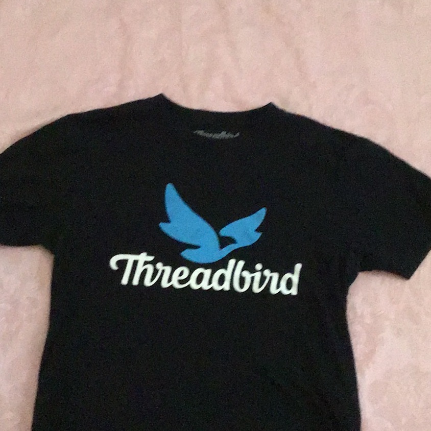Threadbird Black Tee